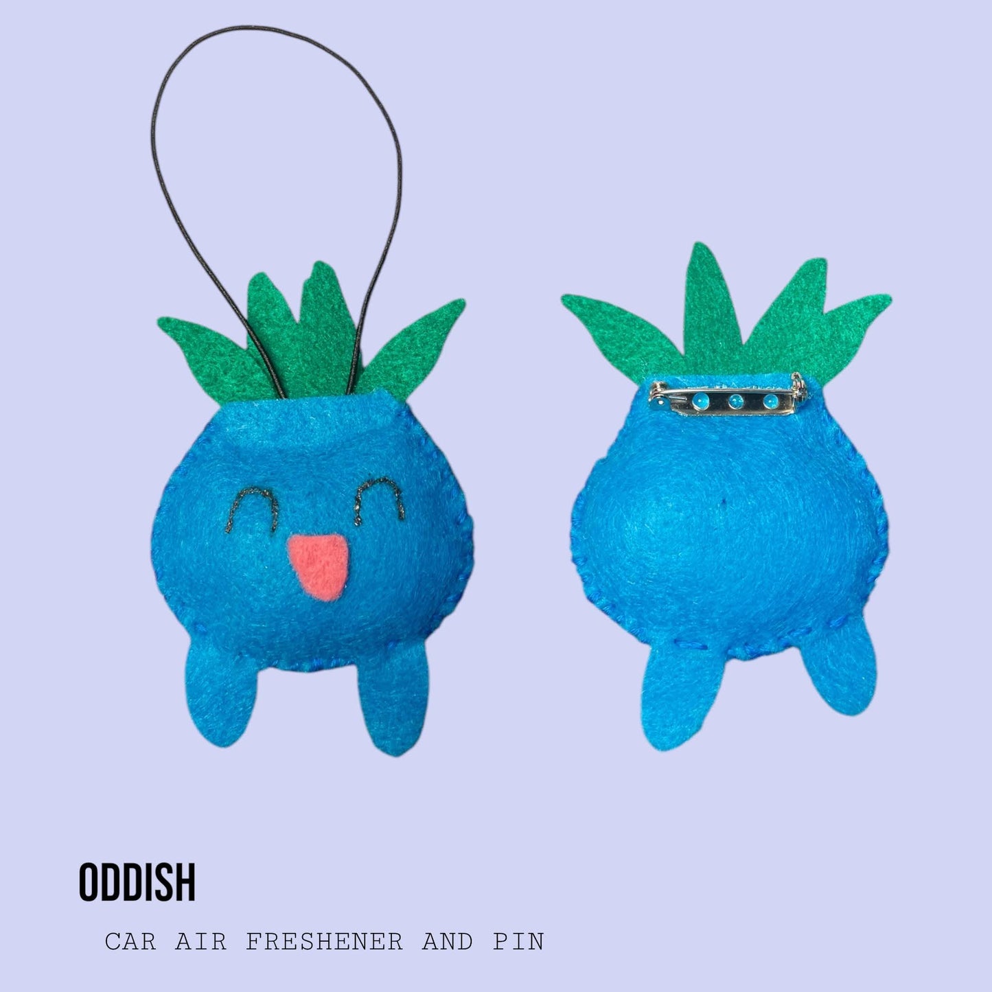 Oddish- Car Air Freshener, Pin or Magnet