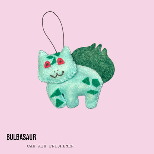 Bulbasaur- Car Air Freshener, Pin or Magnet